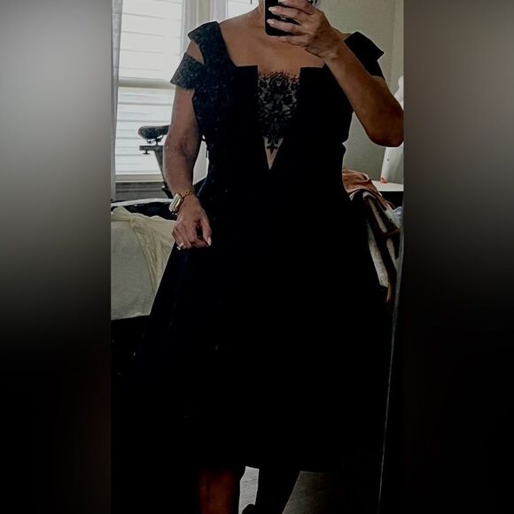Lucian Matis A-Line Tea Length Cocktail Dress - Picture 6 of 15